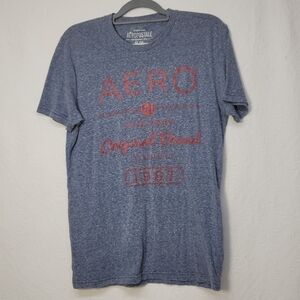 717. Aeropostale Short Sleeve T-Shirt Blue Sz M